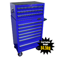 MAXIM 10 Drawer Combo Blue Intermediate Box & Roll Cabinet 27 inch 
