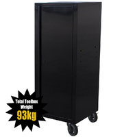MAXIM 54”& 72"  Black Locker with 5 Drawers attaches to the Roll Cabinet 