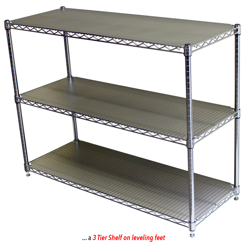 Wire Rack Shelving Chrome Metal Shelf, Montgomery 6 Tier Metal Shelving Unit With Wheels