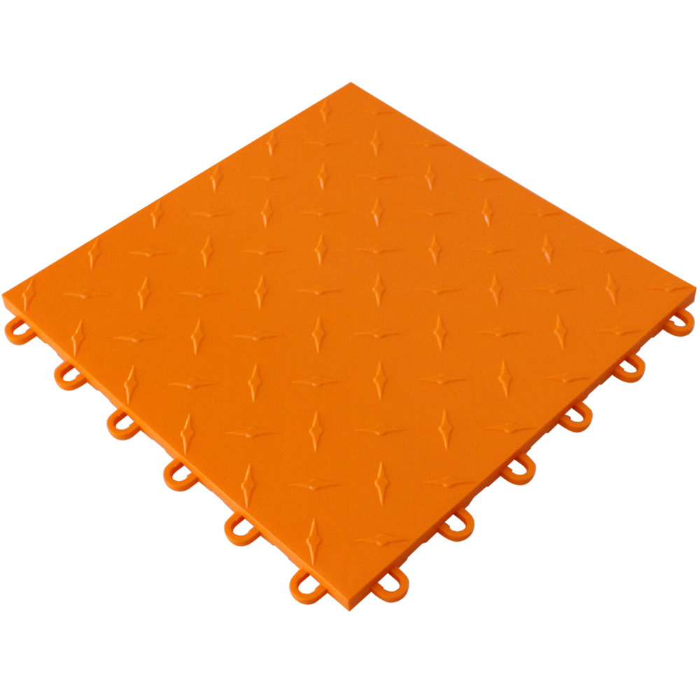 Shop For Orange Instant Floor Tile Garage Flooring Designer Quality