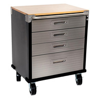 MAXIM HD 4 Drawer Timber Top Roll Cabinet PI204C