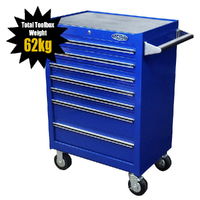 MAXIM 7 Drawer Blue Roll Cabinet 27 inch PI 003 BL (Available June 30, 2022)