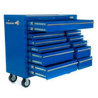 MAXIM 11 Drawer Blue Roll Cabinet Storage Toolbox 42 inch Heavy Duty Steel Mechanic Tool Box1065mm x 460mm x 975mm