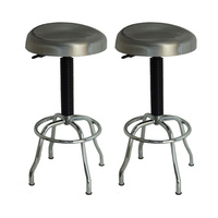 MAXIM HD Set of 2 Stainless Steel Stools