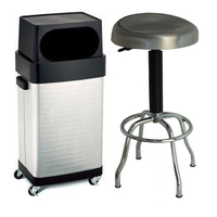 MAXIM HD Stainless Steel Stool and Bin Package