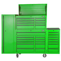 LIMITED EDITION MAXIM 28 Drawer Combo Green Tool Box - Top Chest, Roll Cabinet, Locker, Side Cabinet Mechanic Toolbox (Available March 15, 2022)