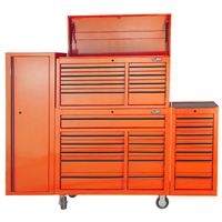 LIMITED EDITION MAXIM 28 Drawer Combo Orange Tool Box - Top Chest, Roll Cabinet, Locker, Side Cabinet Mechanic Toolbox (Available March 15, 2022)