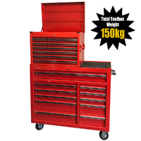 MAXIM 23 Drawer Combo Red Toolbox & Roll Cabinet (Available Feb 15 , 2022)