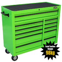 LIMITED EDITION MAXIM 11 Drawer Green Roll Cabinet 42 inch Mechanic Storage (Available Feb 15, 2022)