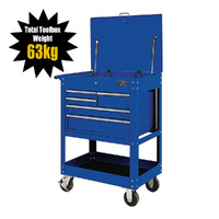 MAXIM Massive 30" 5 Drawer Blue Mechanic Service Cart