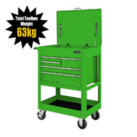 MAXIM Massive 30" 5 Drawer Green Mechanic Service Cart