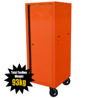 MAXIM 54” & 72" Orange Locker with 5 Drawers attaches to the Roll Cabinet