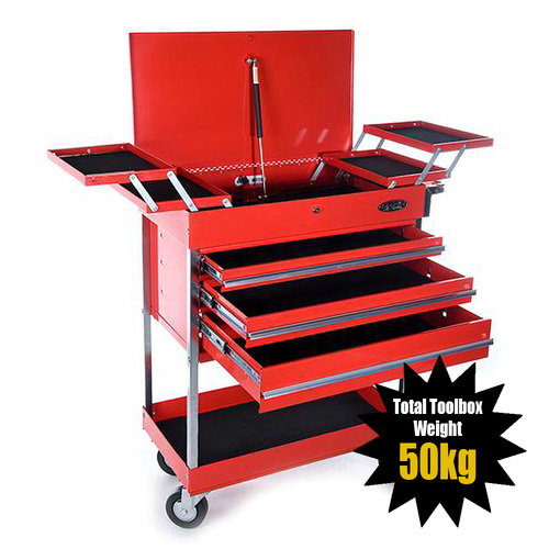 MAXIM Red Cantilever Service Cart PI 005 Red