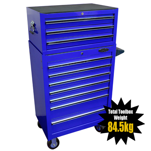 MAXIM 10 Drawer Combo Blue Intermediate Box & Roll Cabinet 27 inch (Available March 15, 2022)