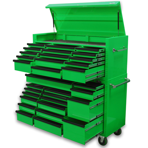 LIMITED EDITION MAXIM Green 60” Toolbox 32 Drawer Tool Box